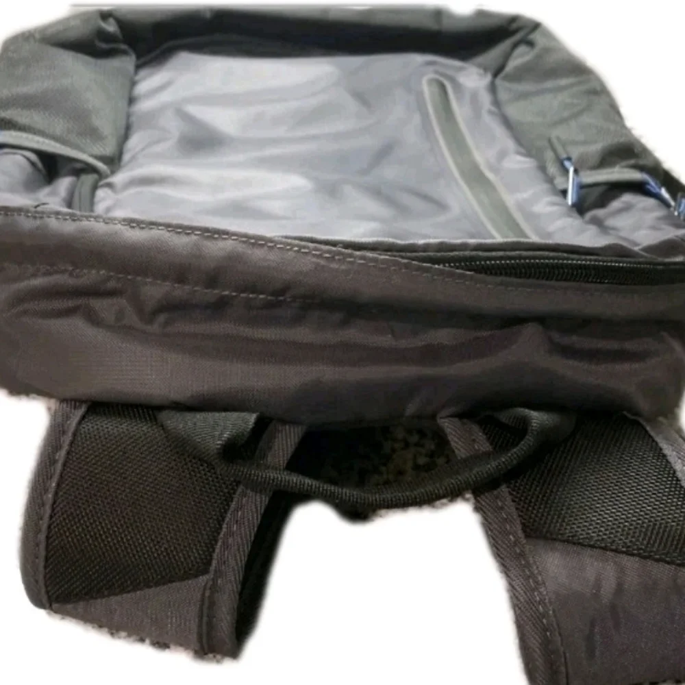 Dell Laptop Backpack Grey Reflective Stripe Travel School Computer Bag
